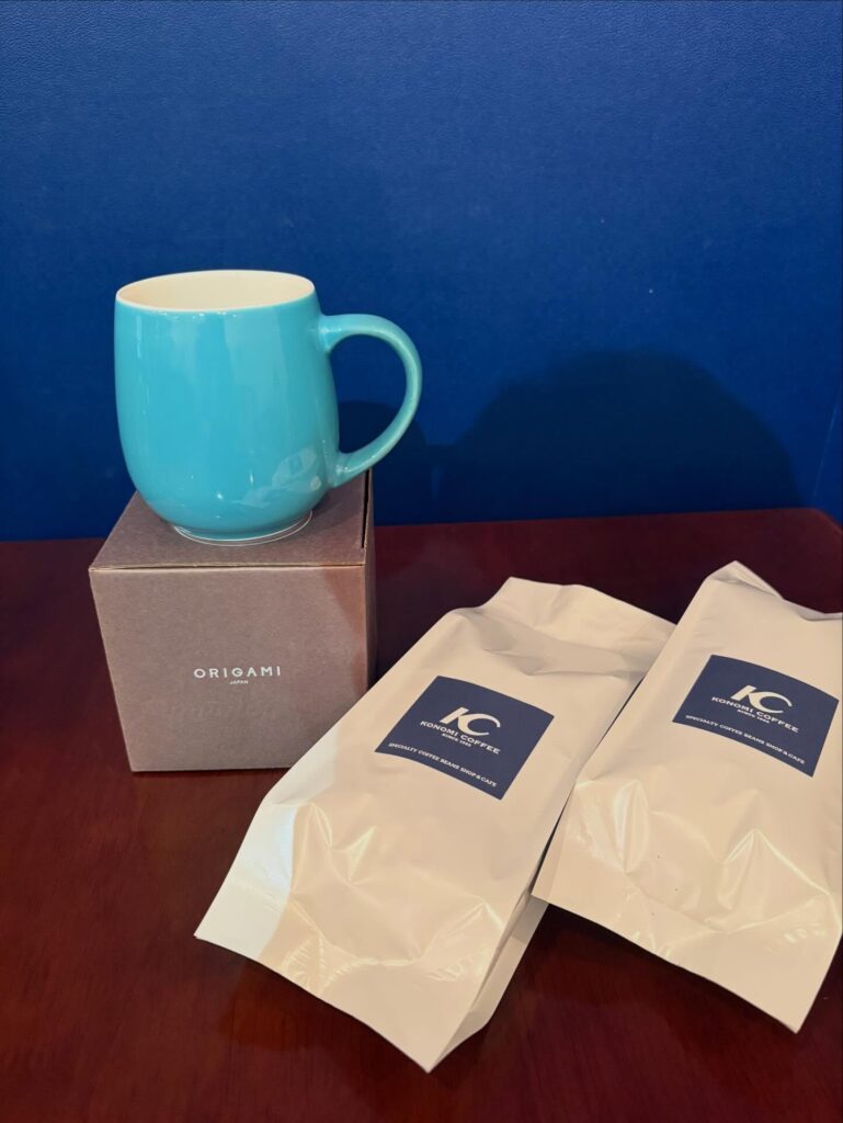 このみ珈琲 福袋 オリガミ　バレルアロママグとコーヒー豆２００g✖️２個
5,700円〜7,640円相当の品を4,380円（税込）３０セット